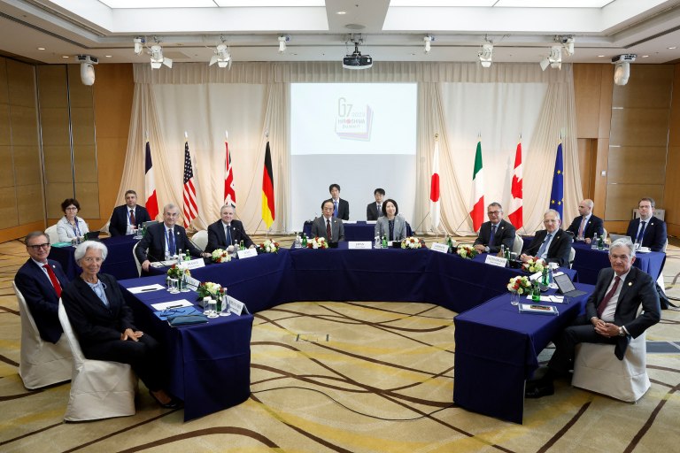 Líderes de finanzas del G7 advierten sobre incertidumbre mundial ante