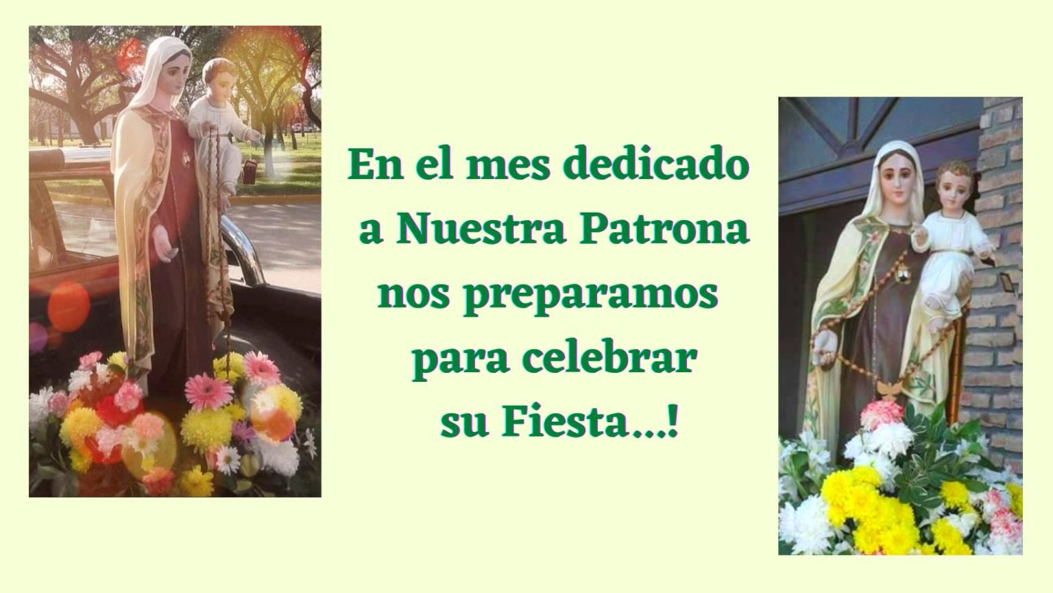 16 de Julio: Día de Nuestra Señora del Carmen, patrona de ...