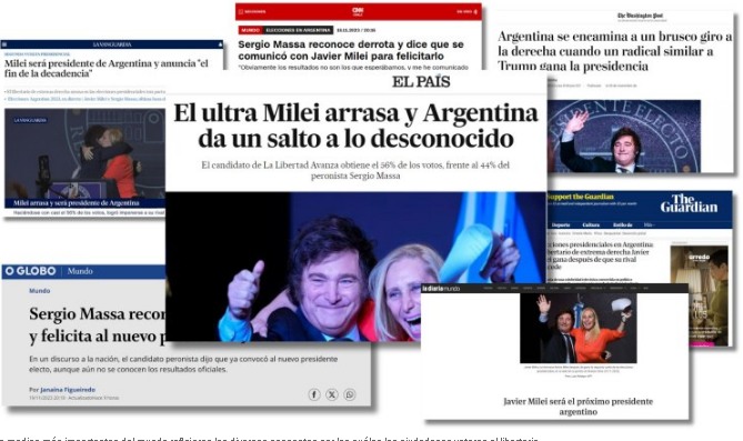 Qué Dijeron Los Medios Internacionales Del Triunfo De Javier Milei Radio Eme 3909